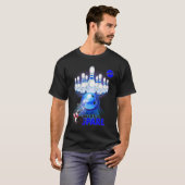 T-shirt Bowling Talent to spare, joueurs pro bleu (Devant entier)