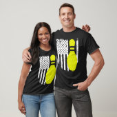 T-shirt Bowling Team Patriotic Bowling (Unisexe)