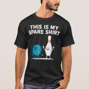 T-shirt Bowling Tee Pour Hommes Femmes Garçons Filles Spar