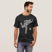 T-shirt Bowling Word Art, Bowler Typographie (Devant entier)