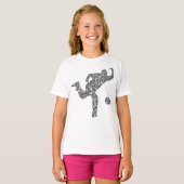 T-shirt Bowling Word Art, Bowler Word (Devant entier)