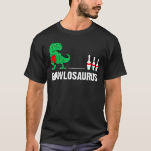 T-shirt Bowlosaurus T Rex Dinosaur Bowling