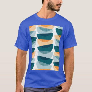 T-shirt Bowls croisement blanc arrière - plan vert pin ora