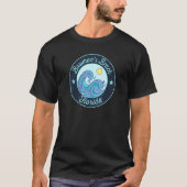 T-shirt Bowmans Beach Fl Florida Souvenir Nautique Surfer (Devant)