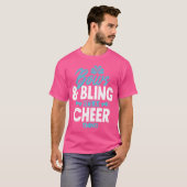 T-shirt Bows Bling It'S A Cheer Thing Cheerleader Cheerlea (Devant entier)