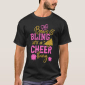 T-shirt Bows & Bling It's A Cheer Thing Cheerleading Cheer (Devant)