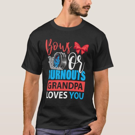 T-shirt Bows or Burnouts Gender Reveal Party Idea (Devant)