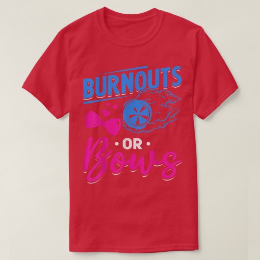 T-shirt Bows Ou Burnouts Fows Ou Burnouts Genre Rev (Design devant)