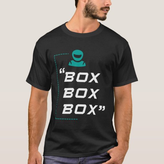 T-shirt BOX BOX BOX Teamradio Box this lap (Devant)
