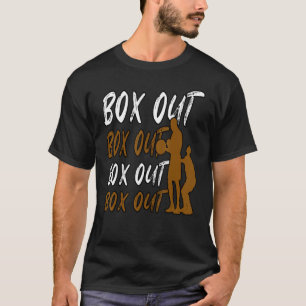 T-shirt Box Out Basket-ball Tri Sport Hommes Femmes Enfant