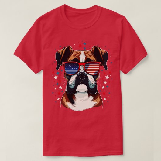 T-shirt Boxe 4 juillet 2 (Design devant)