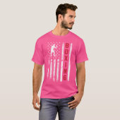 T-shirt Boxe à drapeau américain (Devant entier)
