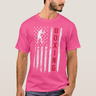 T-shirt Boxe à drapeau américain
