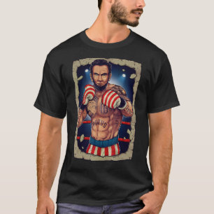 T-shirt Boxe Abe Lincoln 4 juillet Chemise Abe Lincoln J