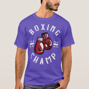 T-shirt Boxe Champ Box Sports Martial Arts Fighter