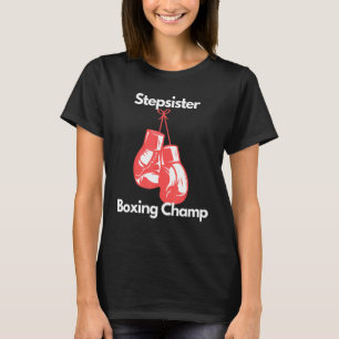 T-shirt Boxe Champ Stepsoeur Boxe Gants Jour des Enfants