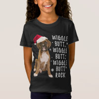 Boxe Chien Noël - Wiggle Butt Rock