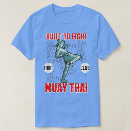 T-shirt Boxe d'arts martiaux Muay Thai Fighter (Design devant)