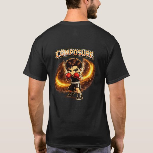 T-shirt Boxe de composition Chibi Dojo  (Dos)