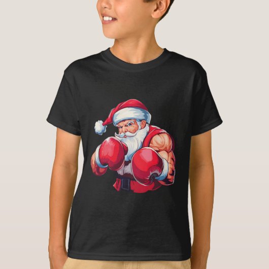 T-shirt Boxe de Noël Boxer de Noël Boxer Xm (Devant)