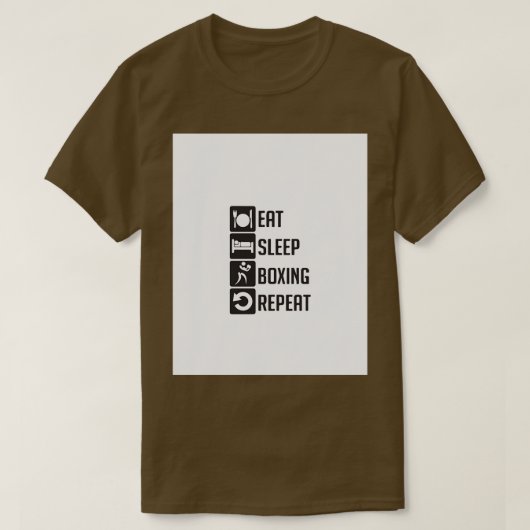 T-shirt boxe de sommeil (Design devant)