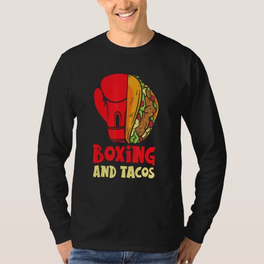 T-shirt Boxe Et Tacos Jab Croix Hook Boxe Gants (Devant)