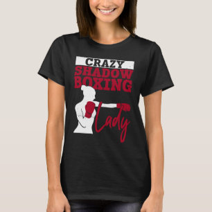 T-shirt Boxe féminine Lady Shadow Boxing Crazy