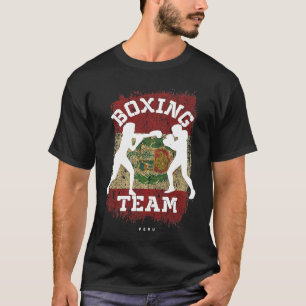 T-shirt Boxe Féminine Pérou Sports de Combat Combattante B