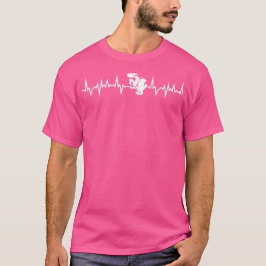 T-shirt Boxe Heartbeat Pour Boxers (Devant)