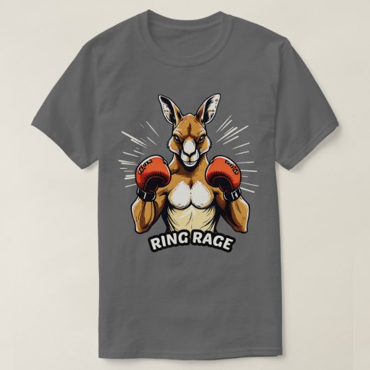 T-shirt Boxe Kangaroo ceinture (Design devant)