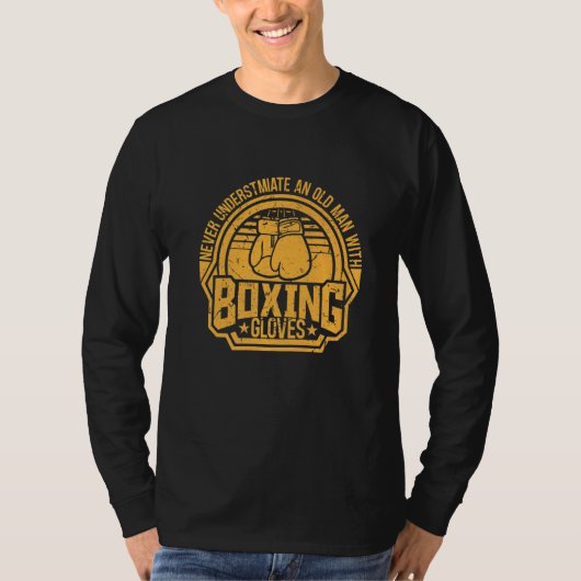 T-shirt Boxe Kickboxer Boxer Vintage (Devant)