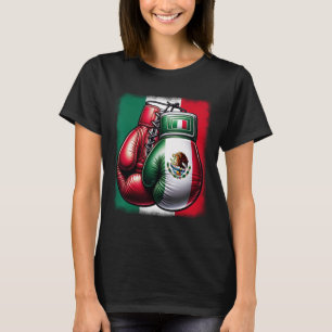 T-shirt Boxe Mexique Drôle Mexicain Style Vintage Boxe M