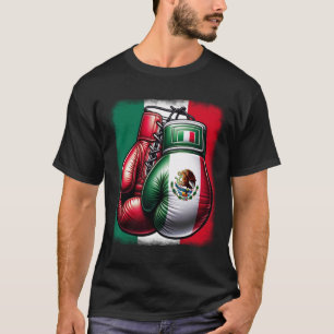 T-shirt Boxe Mexique Drôle Mexicain Style Vintage Boxe M