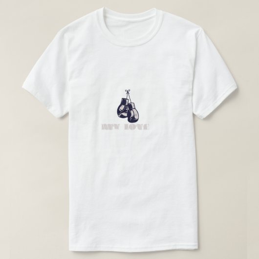 T-shirt Boxe mon amour (Design devant)