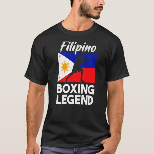 T-shirt Boxe philippine Drapeau Boxe Pinoy (Devant)