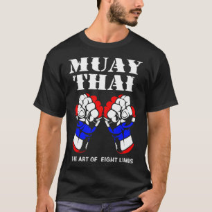 T-shirt Boxe Pieds Poings L'Art Des 8 Membres Muay Thaï