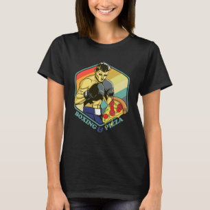 T-shirt Boxe Pizza Bout Knockdown Italian Pasta Foodie S