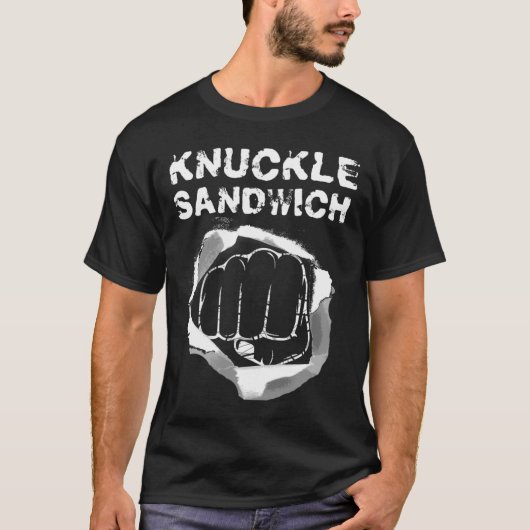 T-shirt Boxe Pointe Poignée Knuckle Boxer (Devant)