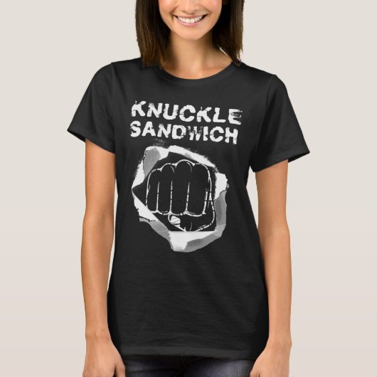T-shirt Boxe Pointe Poignée Knuckle Boxer (Devant)