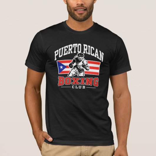 T-shirt Boxe portoricaine (Devant)