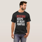 T-shirt Boxe Pour Hommes Femmes Boxe Garde Ma Pompe De Coe (Devant entier)