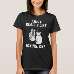 T-shirt Boxe pour hommes femmes coach de kickboxing gants 