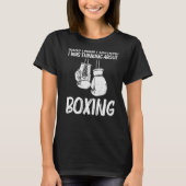 T-shirt Boxe Pour Hommes Femmes Kickboxing Coach Gants Box (Devant)