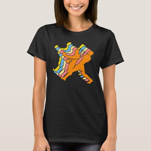 T-shirt Boxe Retro Boxe Boxeur (Devant)