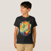 T-shirt Boxe thaïlandaise de kickboxing Frites Burger Fast (Devant entier)