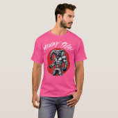 T-shirt Boxe Thaïlandaise Et Eléphant Muay Thai (Devant entier)