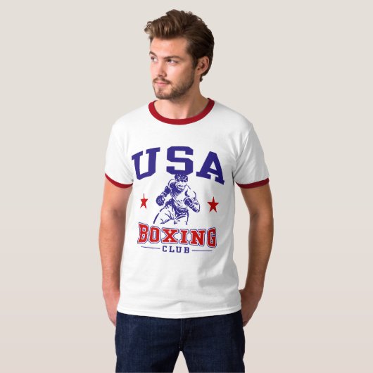 T-shirt Boxe USA (Devant entier)