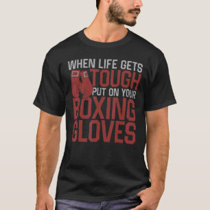 T-shirt Boxe Vintage Quand La Vie S'Accompagne Sur Votre B