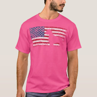 T-shirt Boxer American Flag I Love My Boxer