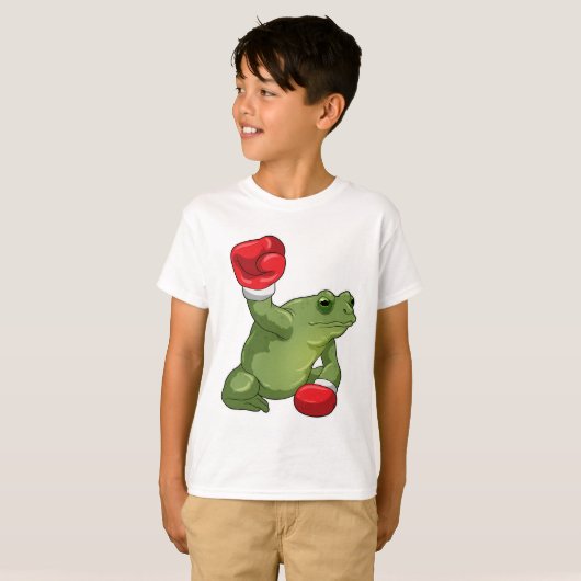 T-shirt Boxer Boxing Gloves (Devant entier)